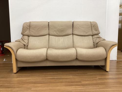 Ekornes (エコーネス) 3人掛けソファー アイボリー Eldorado