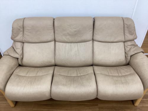 Ekornes (エコーネス) 3人掛けソファー アイボリー Eldorado