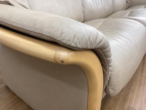 Ekornes (エコーネス) 3人掛けソファー アイボリー Eldorado
