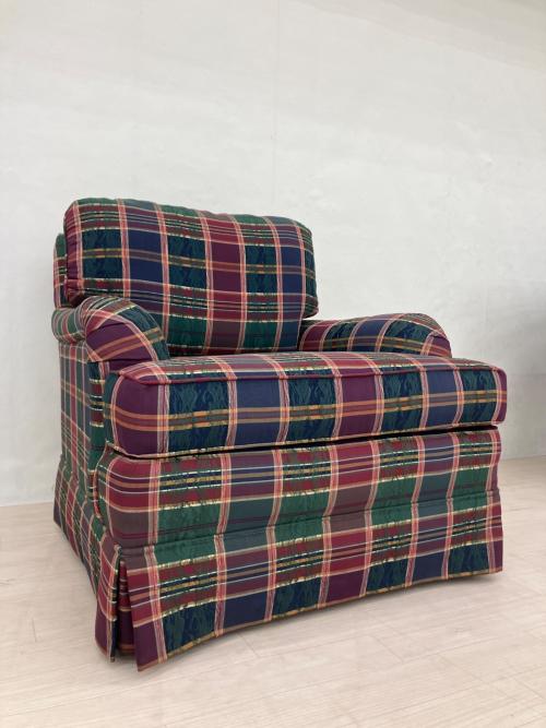 Thomasville (トーマスビル) 1人掛けソファー USクラシック ファブリック