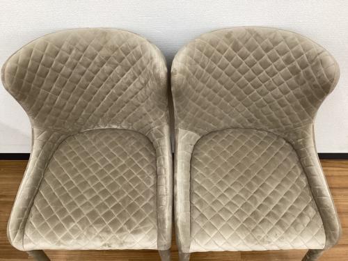 Moda en Casa (モーダエンカーサ) ダイニング5点セット brown oak / oyster piazza 160 table / banquet chair