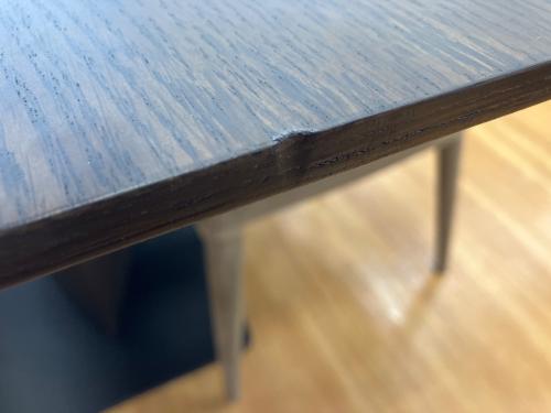 Moda en Casa (モーダエンカーサ) ダイニング5点セット brown oak / oyster piazza 160 table / banquet chair