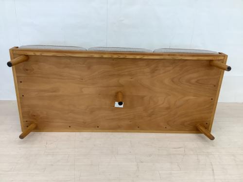 UNICO (ウニコ) 3人掛けソファー ブラウン×ベージュ ALBERO