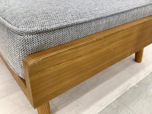 UNICO (ウニコ) 3人掛けソファー ブラウン×ベージュ ALBERO