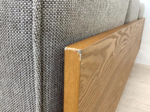 UNICO (ウニコ) 3人掛けソファー ブラウン×ベージュ ALBERO