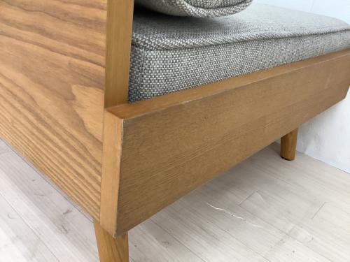 UNICO (ウニコ) 3人掛けソファー ブラウン×ベージュ ALBERO