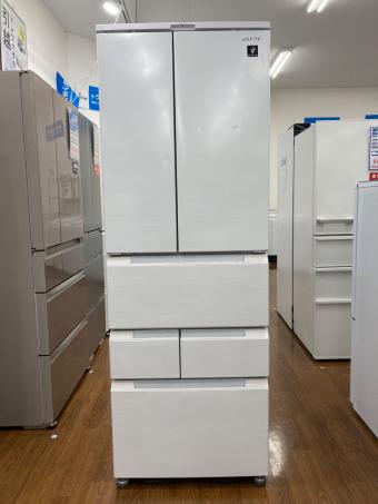 SHARP (シャープ) 6ドア冷蔵庫 SJ-FA46H-W 2023年製 457L