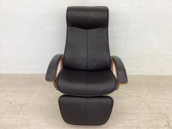 KEBE(FRANCE BED取り扱い） リクライニングチェアー ブラック