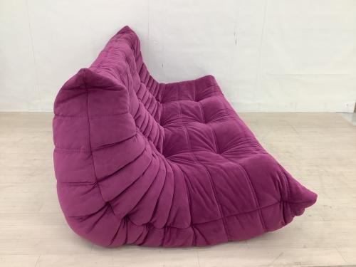 ligne roset (リーンロゼ) 3人掛けソファー パープル