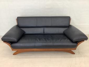 MORISHIGE (モリシゲ) 2人掛けソファー ブラック