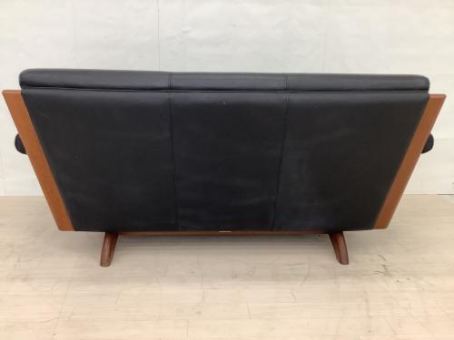 MORISHIGE (モリシゲ) 2人掛けソファー ブラック