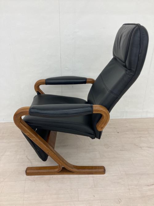 Nielaus Mobler(ニエラウスモブラー) リクライニングチェアー ブラック