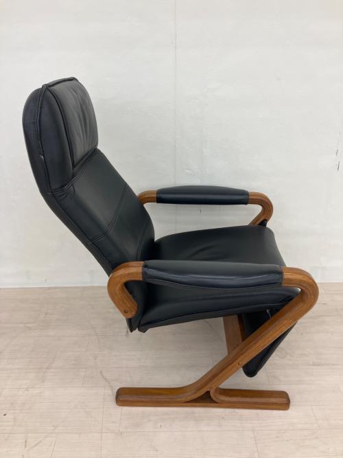 Nielaus Mobler(ニエラウスモブラー) リクライニングチェアー ブラック