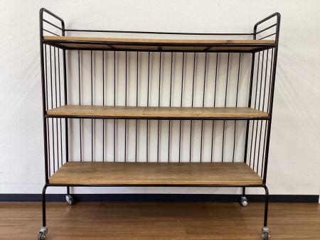 ウニコ unicoワイドシェルフ 本棚 UNICO (ウニコ) シェルフ ブラウン NORD tall shelf open W1000 日焼け