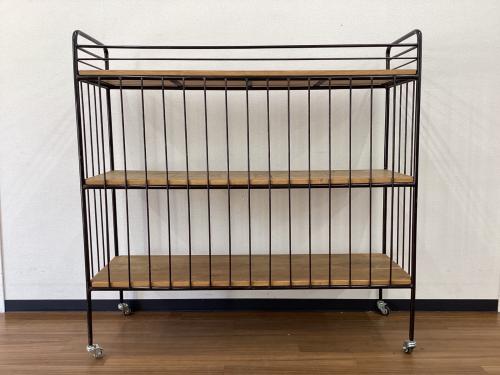 UNICO (ウニコ) シェルフ ブラウン NORD tall shelf open W1000　日焼け有
