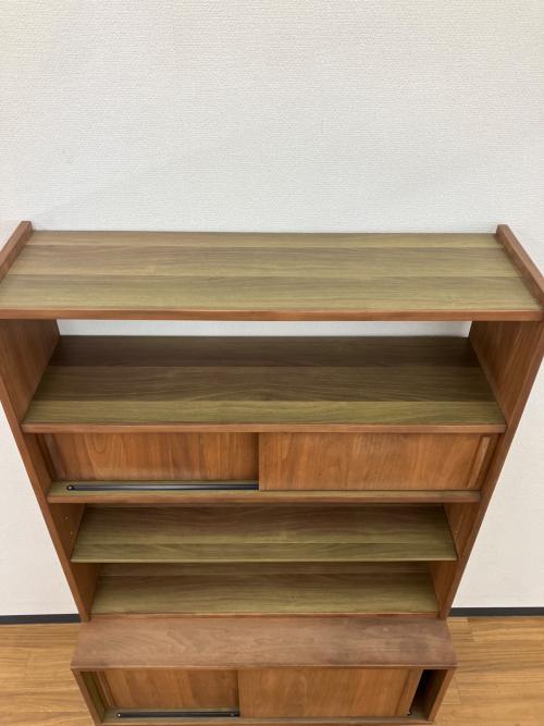 UNICO (ウニコ) シェルフ ブラウン NORD tall shelf open W1000 日焼け