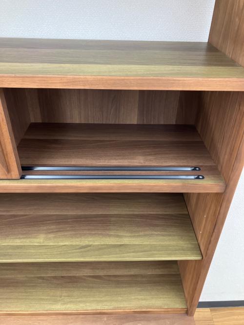 UNICO (ウニコ) シェルフ ブラウン NORD tall shelf open W1000 日焼け