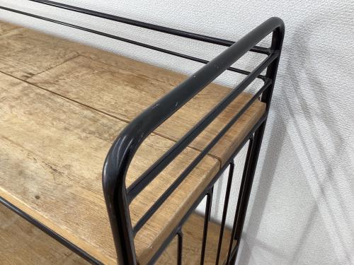 UNICO (ウニコ) シェルフ ブラウン NORD tall shelf open W1000　日焼け有