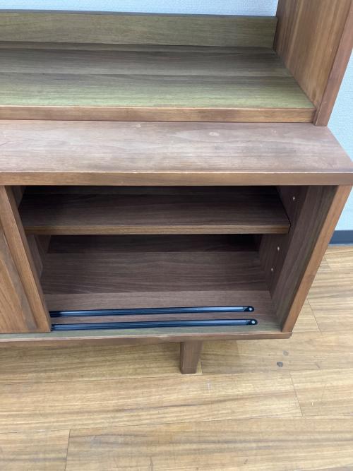 UNICO (ウニコ) シェルフ ブラウン NORD tall shelf open W1000　日焼け有