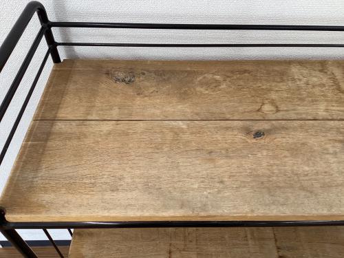 UNICO (ウニコ) シェルフ ブラウン NORD tall shelf open W1000　日焼け有