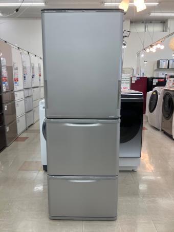 SHARP (シャープ) 3ドア冷蔵庫 SJ-W356J-S 2022年製 キズ・ヘコミ・パッキンシミ有 350L