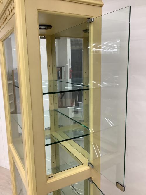 東海家具 (トウカイカグ) キュリオケース フレンチカントリー ベージュ マリアンディール