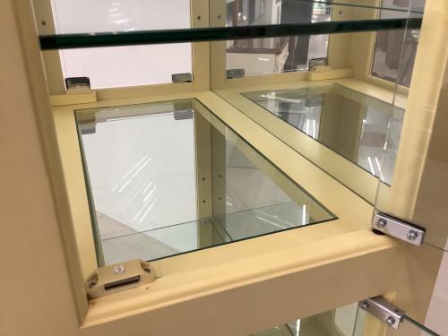 東海家具 (トウカイカグ) キュリオケース フレンチカントリー ベージュ マリアンディール