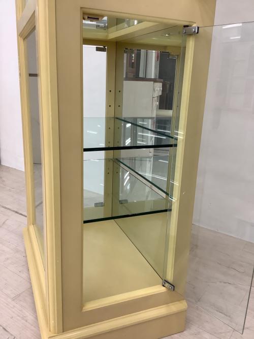 東海家具 (トウカイカグ) キュリオケース フレンチカントリー ベージュ マリアンディール