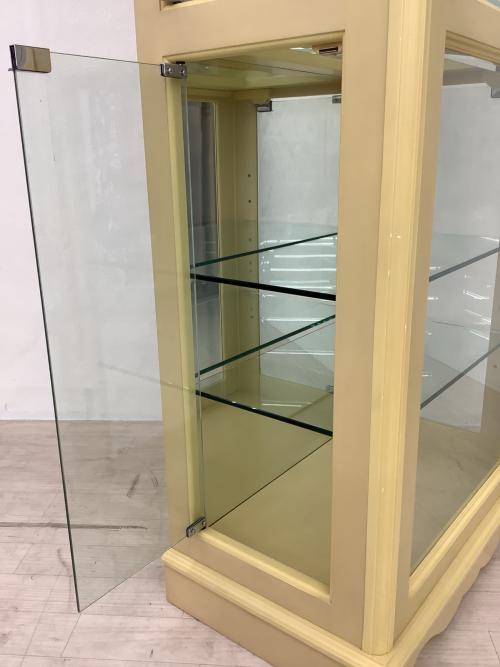 東海家具 (トウカイカグ) キュリオケース フレンチカントリー ベージュ マリアンディール