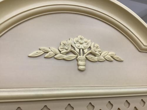 東海家具 (トウカイカグ) キュリオケース フレンチカントリー ベージュ マリアンディール