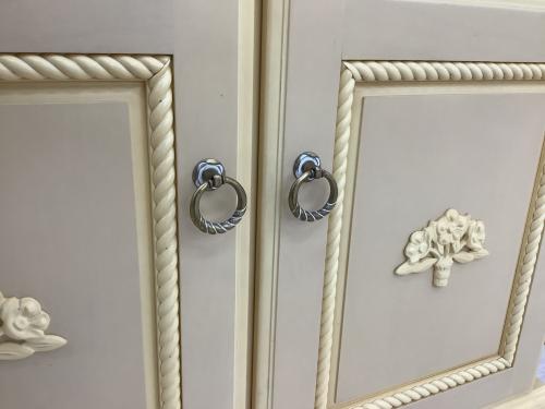 東海家具 (トウカイカグ) 電話台 ベージュ マリアンディール