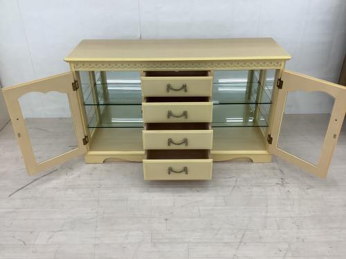 東海家具 (トウカイカグ) サイドボード フレンチカントリー ベージュ マリアンディール