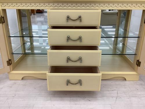 東海家具 (トウカイカグ) サイドボード フレンチカントリー ベージュ マリアンディール