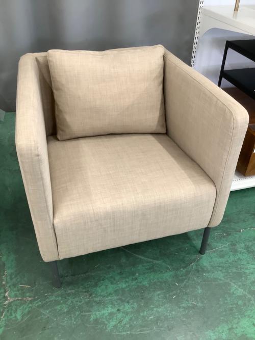 1人掛けソファー ベージュ