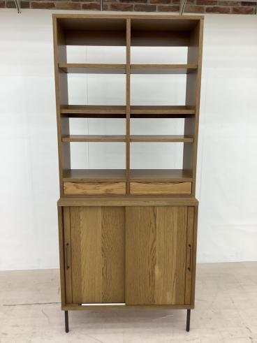本棚　ハイタイプ　ブラウン【トレファク岸和田店】 中古家具地域最大級♪】ニトリ 本棚ハイタイプ (アカツキシリーズ