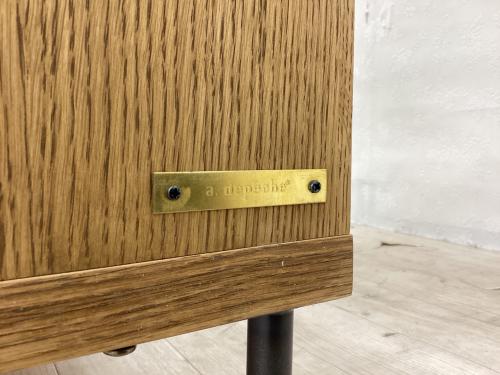 a.depeche (アデペシュ) カデル スライドガラスキャビネット ロー ZA-CDL-SGC-1200-BR-N