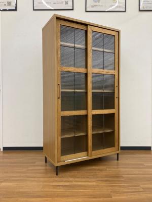 a.depeche (アデペシュ) カデル スライドガラスキャビネット ハイ CDL-SGC-1700-BR