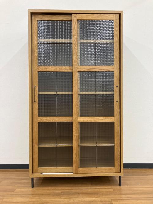 a.depeche (アデペシュ) カデル スライドガラスキャビネット ハイ CDL-SGC-1700-BR