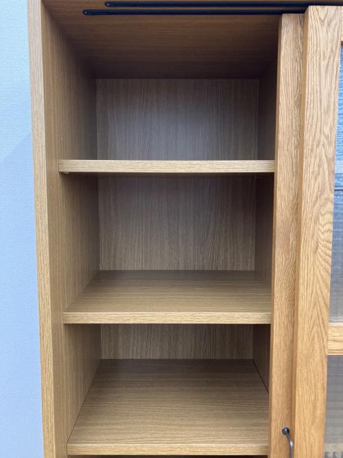 a.depeche (アデペシュ) カデル スライドガラスキャビネット ハイ CDL-SGC-1700-BR