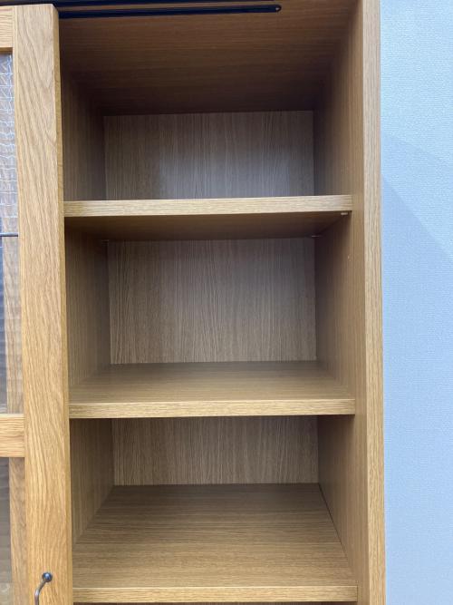 a.depeche (アデペシュ) カデル スライドガラスキャビネット ハイ CDL-SGC-1700-BR