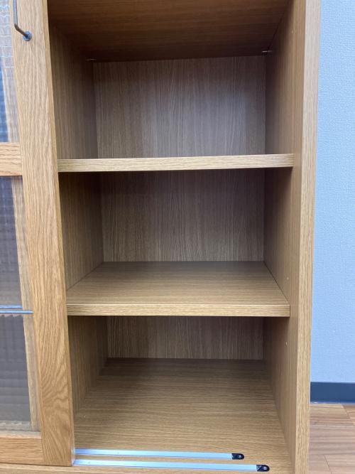 a.depeche (アデペシュ) カデル スライドガラスキャビネット ハイ CDL-SGC-1700-BR