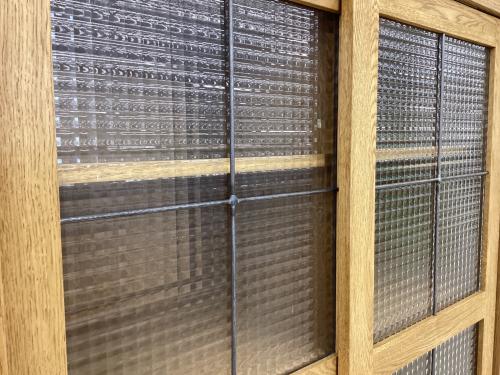 a.depeche (アデペシュ) カデル スライドガラスキャビネット ハイ ZA-CDL-SGC-1700-BR-N