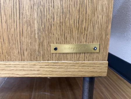 a.depeche (アデペシュ) カデル スライドガラスローボード 1200