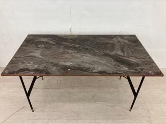 a.depeche (アデペシュ) ポル 2way ダイニングテーブル 1450 POL-DNT-1450WNOLD マットブラック