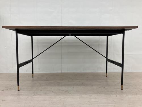 a.depeche (アデペシュ) ポル 2way ダイニングテーブル 1450 POL-DNT-1450WNOLD マットブラック