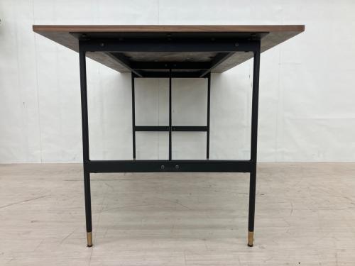 a.depeche (アデペシュ) ポル 2way ダイニングテーブル 1450 POL-DNT-1450WNOLD マットブラック