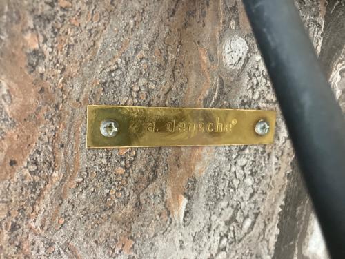 a.depeche (アデペシュ) ポル 2way ダイニングテーブル 1450 POL-DNT-1450WNOLD マットブラック