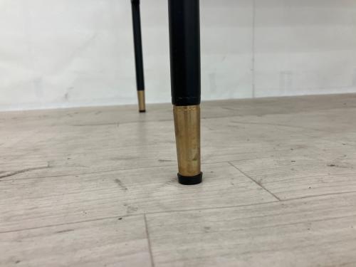 a.depeche (アデペシュ) ポル 2way ダイニングテーブル 1450 POL-DNT-1450WNOLD マットブラック