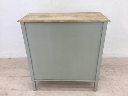 B-COMPANY (ビーカンパニー) チェスト RDR-5DC-001-GY ナチュラル×グリーン 5段 RDR-5DC-001-GY