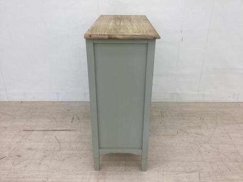 B-COMPANY (ビーカンパニー) チェスト RDR-5DC-001-GY ナチュラル×グリーン 5段 RDR-5DC-001-GY